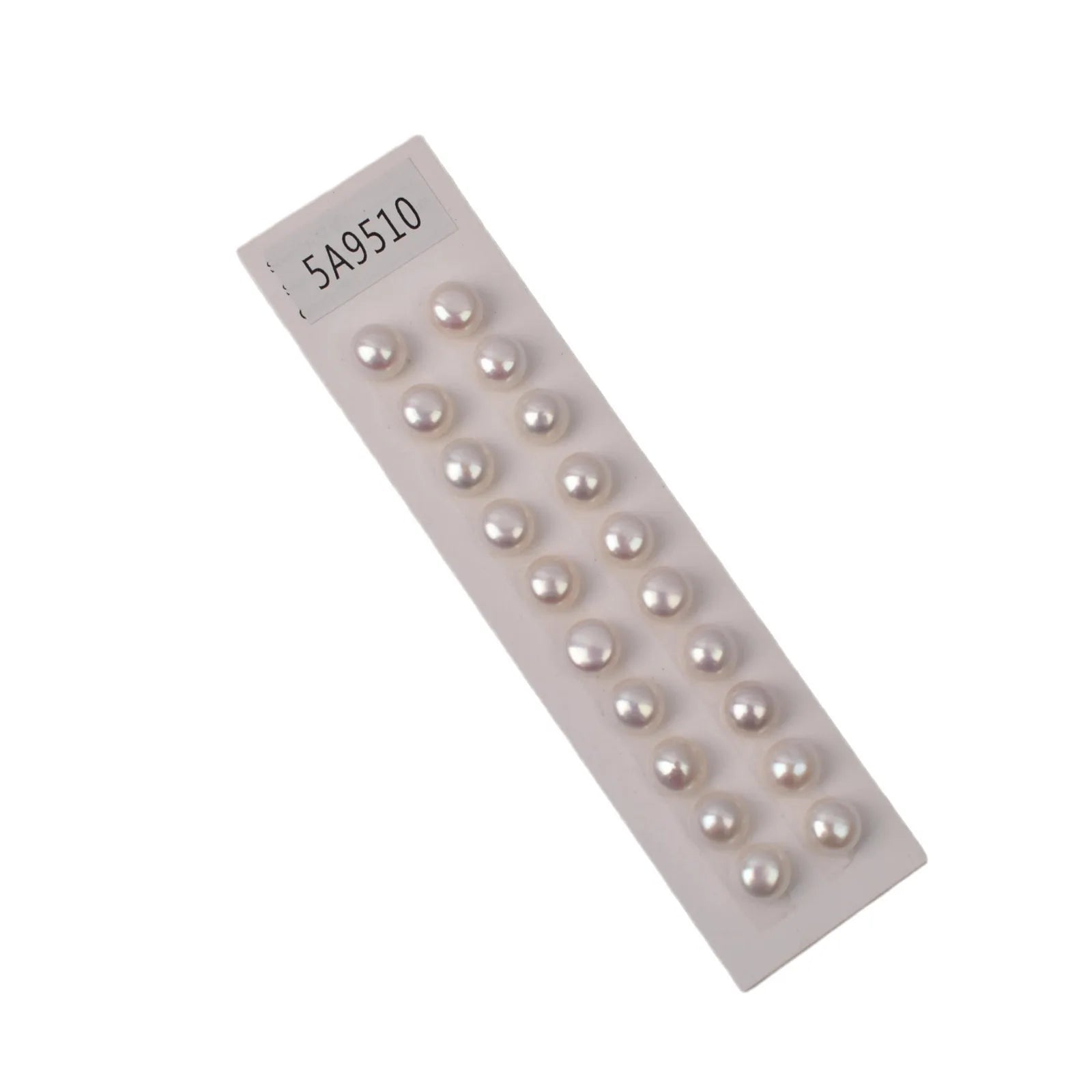 High Luster 5A Grade 5-10mm Half-Drilled Freshwater Pearls Button Shape Loose Pearls for DIY Jewelry Making