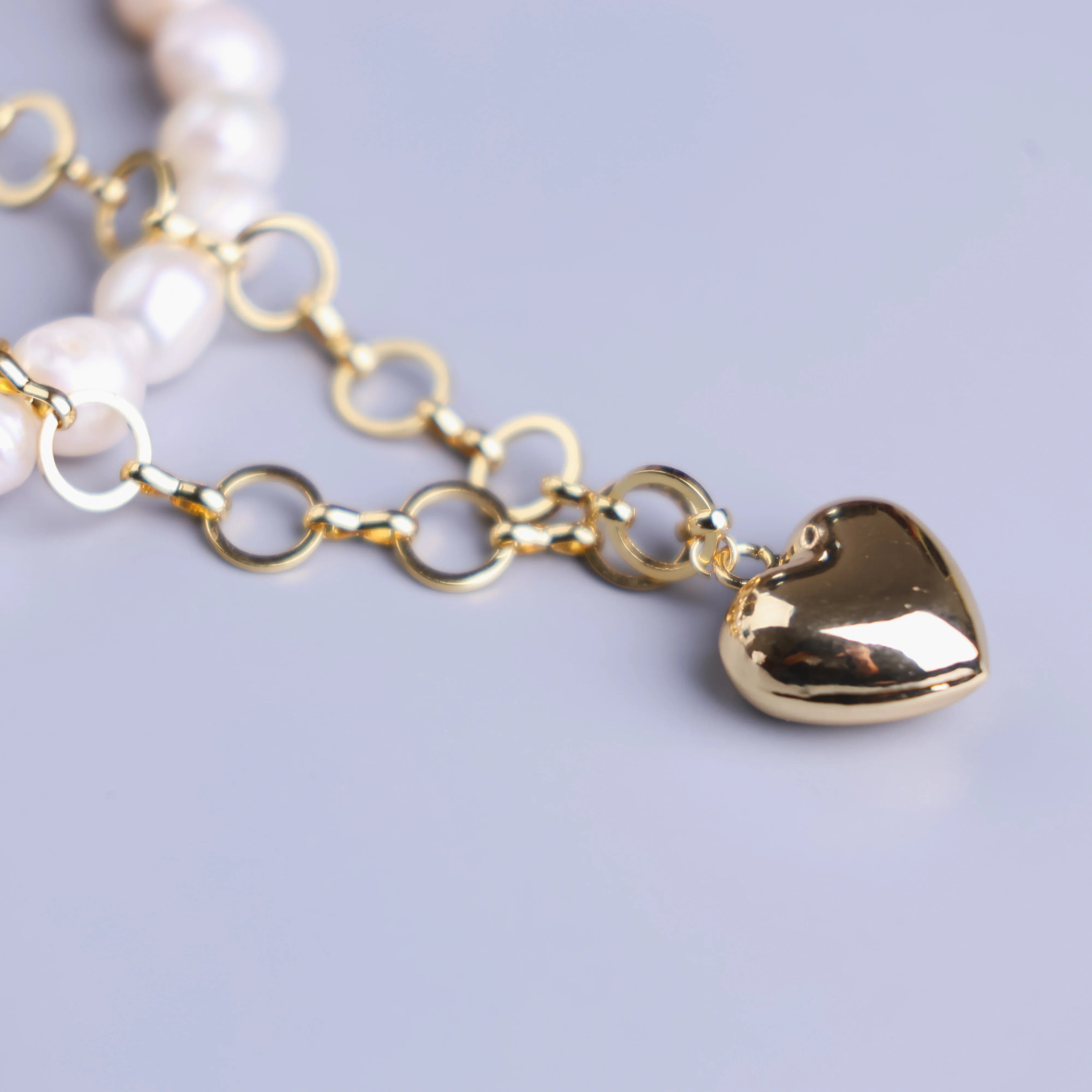 Customizable elegant gold-plated bracelet for Lady, adjustable freshwater pearl bead gold-plated fashionable jewelry