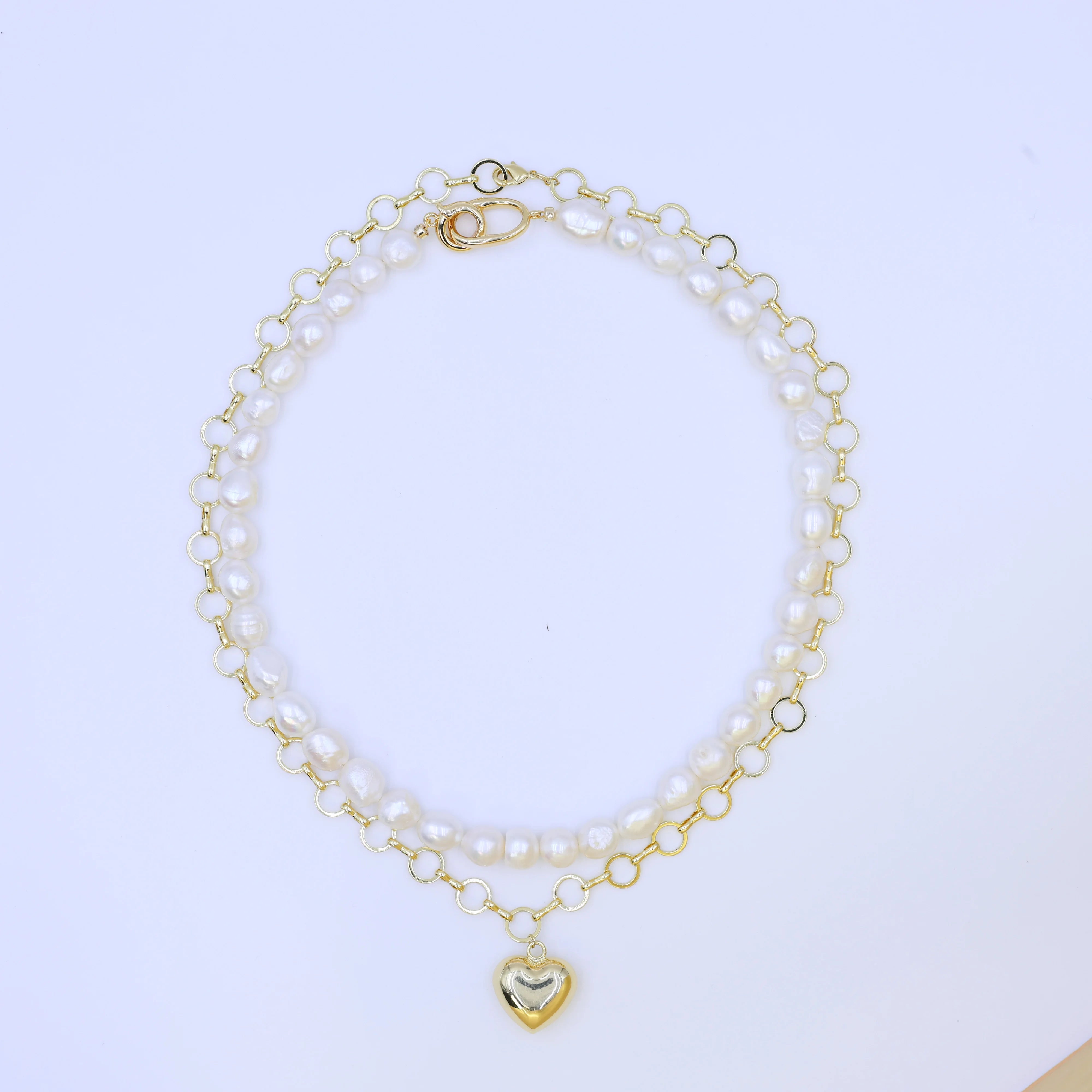 Customizable elegant gold-plated bracelet for Lady, adjustable freshwater pearl bead gold-plated fashionable jewelry