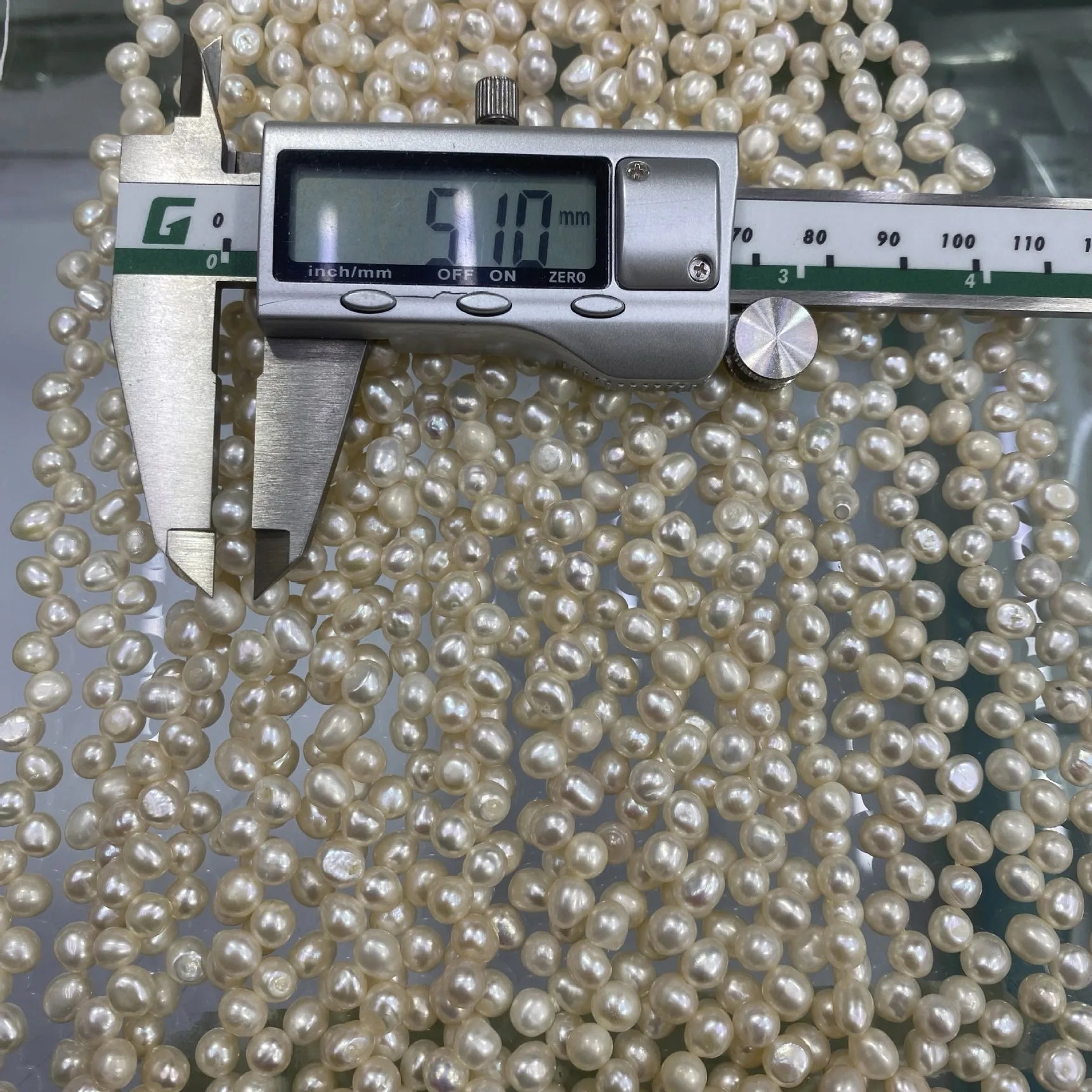 Natural Freshwater Pearls5-5.5mm Nearly round Fashion DIY jewelry design using pearls Baroque pearls