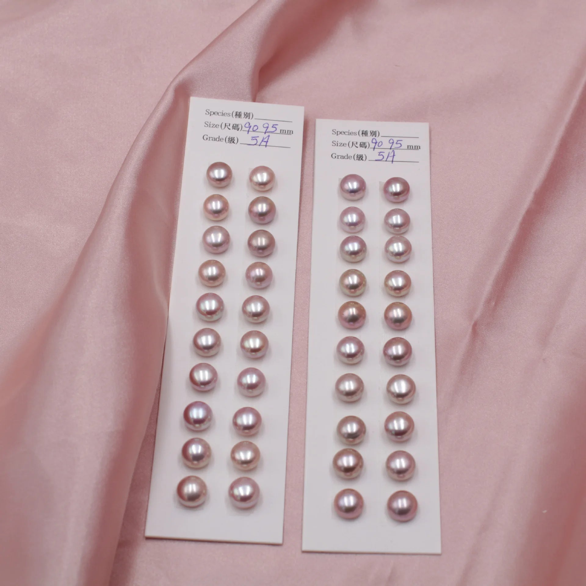 High Luster 5A Grade 5-10mm Half-Drilled Freshwater Pearls Button Shape Loose Pearls for DIY Jewelry Making