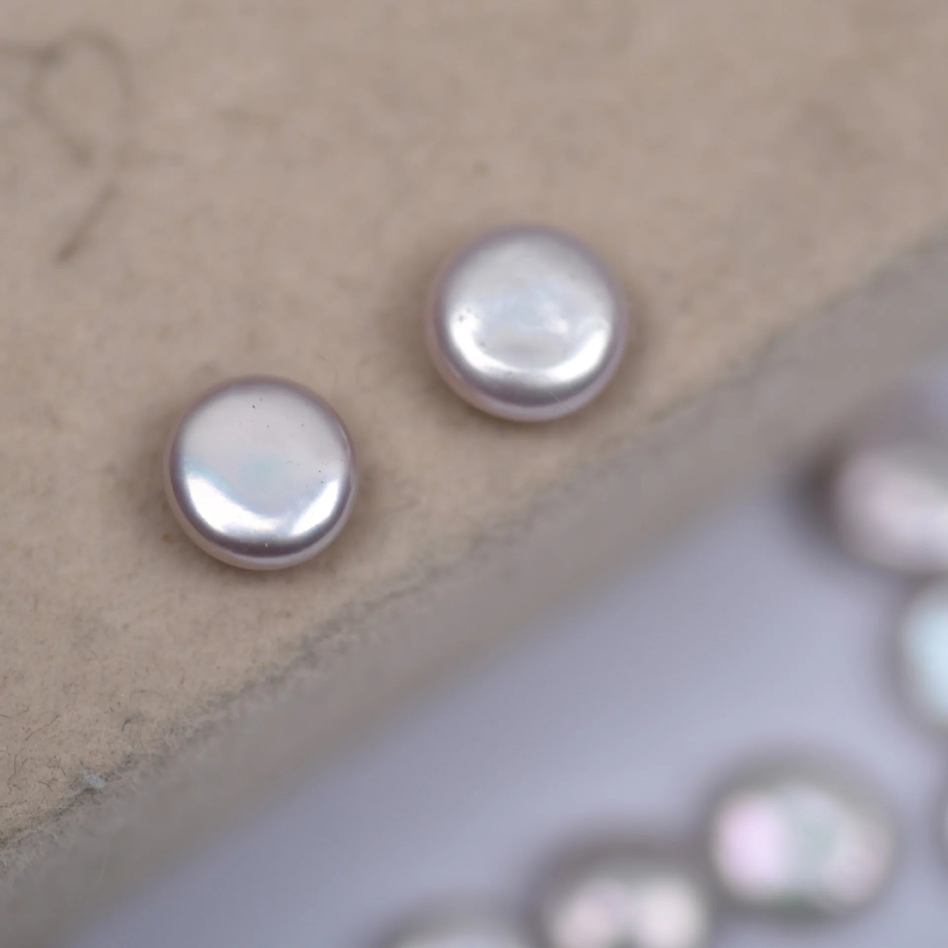 2pcs 12mm Big Baroque Nature Freshwater Pearl High Luster DIY Jewelry for Making Pair two pieces