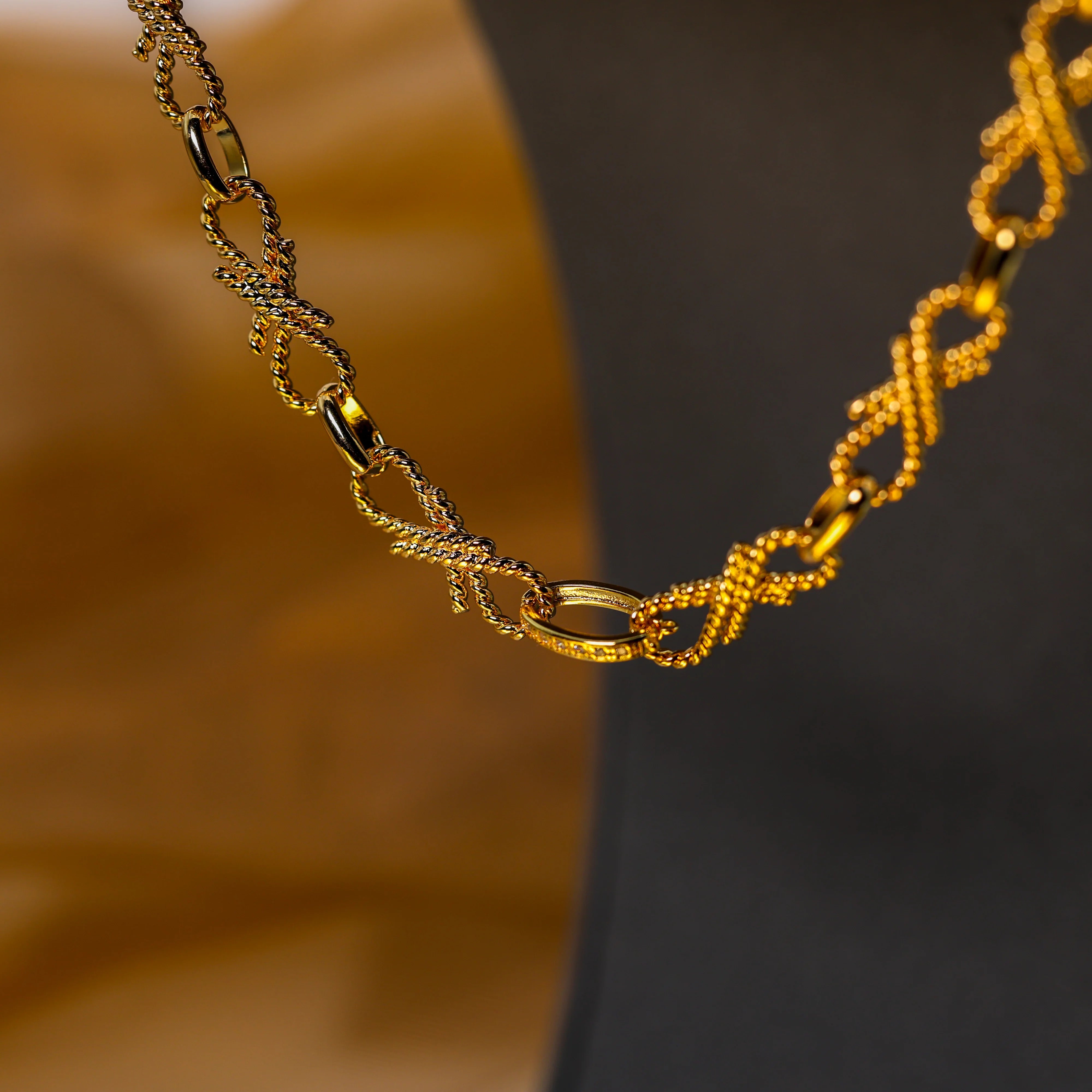 Customizable natural freshwater pearl 18K gold-plated necklace with Baroque pearl high-end design High end DIY design products