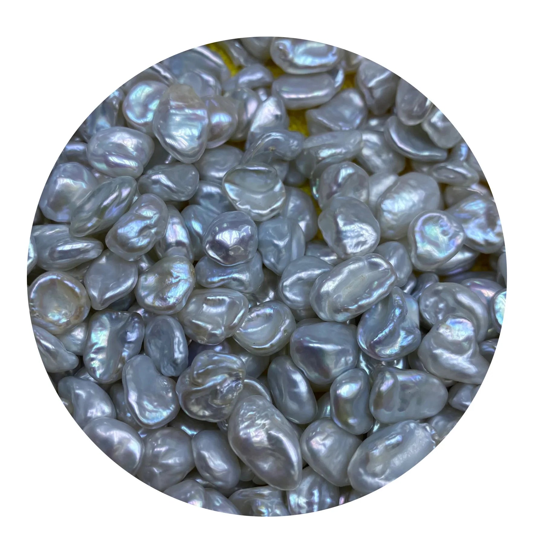 Wholesale Natural Heart-Shaped Freshwater Pearls Thick/Fat Good Luster Clean Surface 7-8mm DIY jewelry accessories