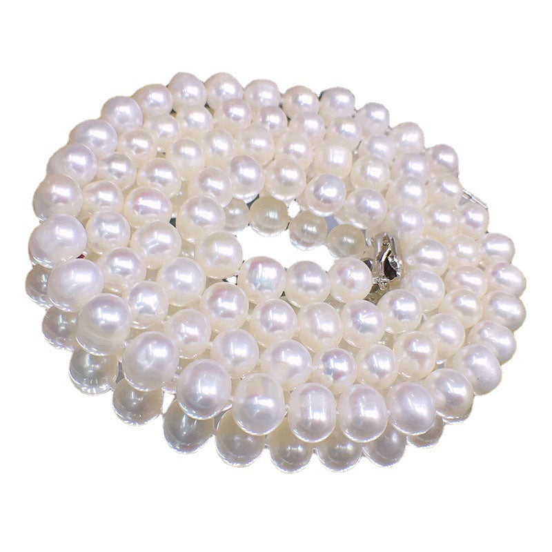 Natural Pearl Necklace for Women - Authentic, High Luster, Elegant & Versatile
