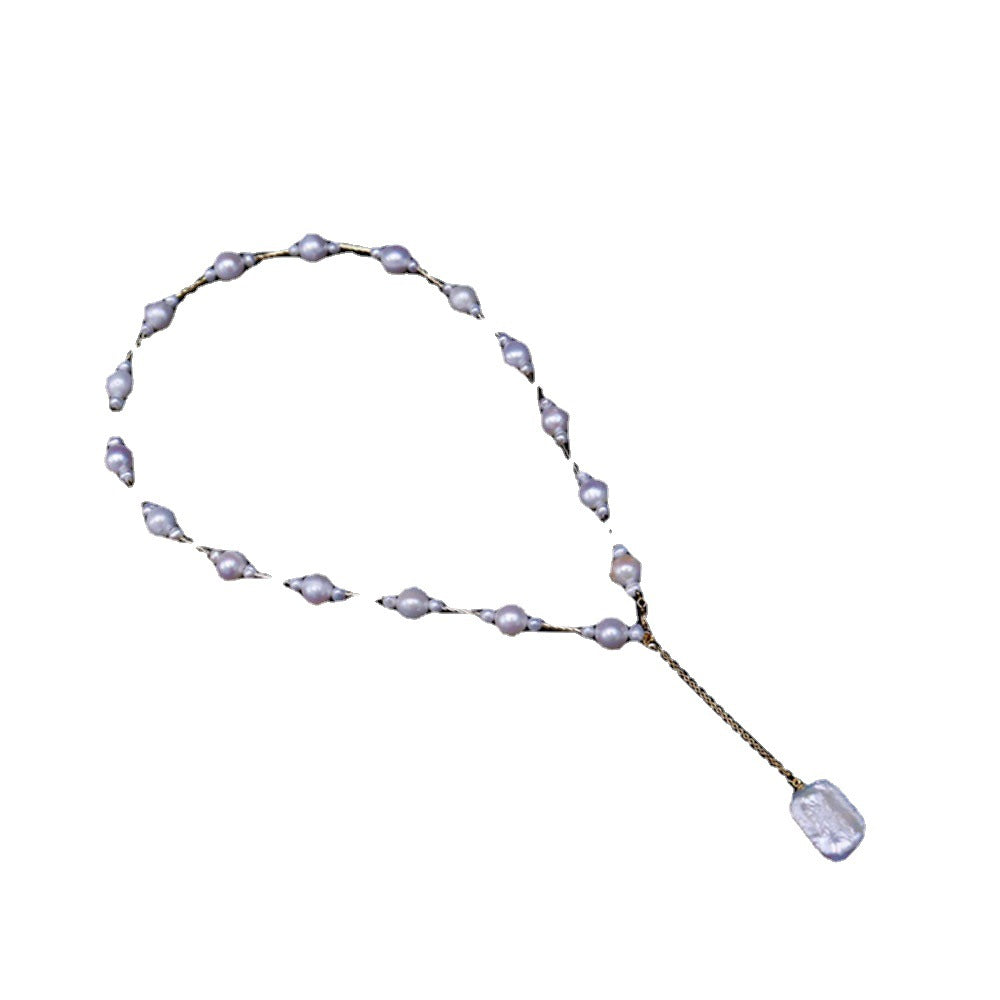 Baroque Pearl Choker Necklace!
