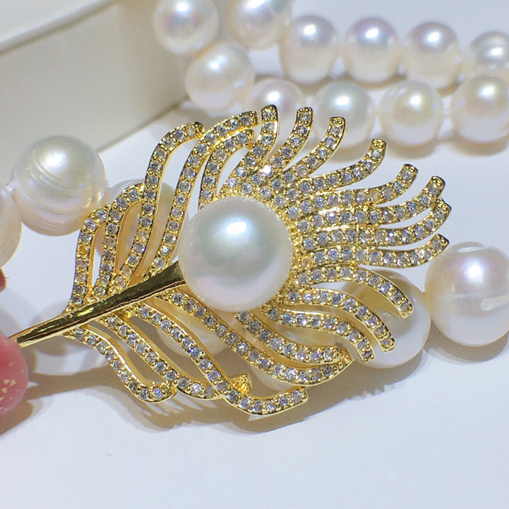 Wholesale Natural Freshwater Pearl Necklace for Women - White Versatile Minimalist Jewelry, Pearl Pendant Chain for Live Streaming Supply