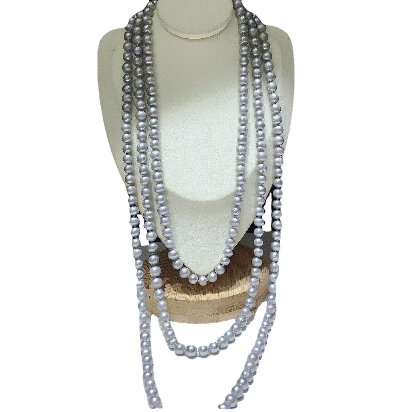 "Freshwater Pearl Necklace | Long-Length Simple Fashion for Women"