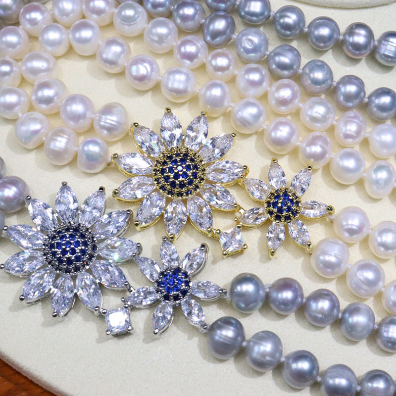 "Freshwater Pearl Necklace | Long-Length Simple Fashion for Women"