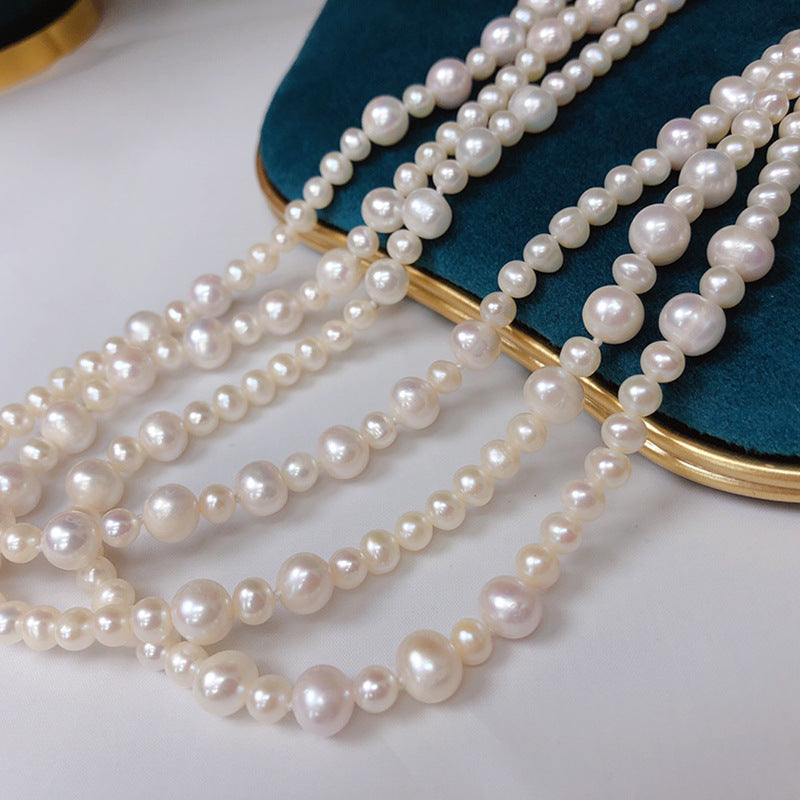 Natural Pearl Necklace - Long Pendant, Versatile & Feminine, Wholesale Prices
