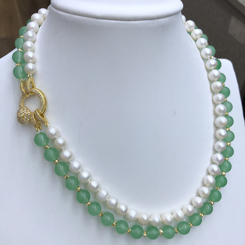 "Freshwater Pearl Necklace | Long-Length Simple Fashion for Women"