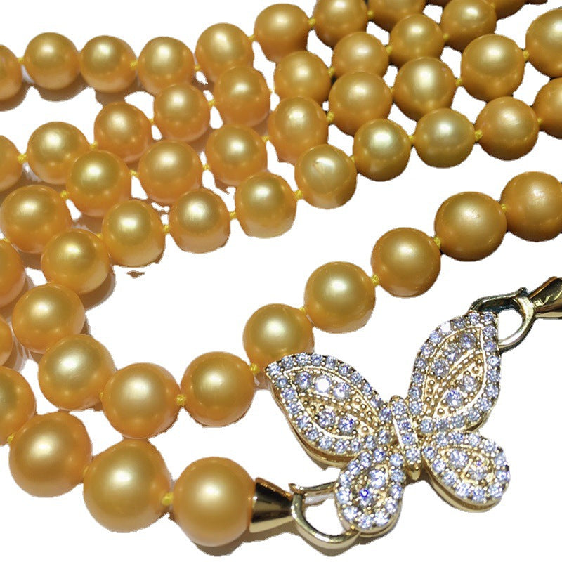 "Freshwater Pearl Necklace | Long-Length Simple Fashion for Women"