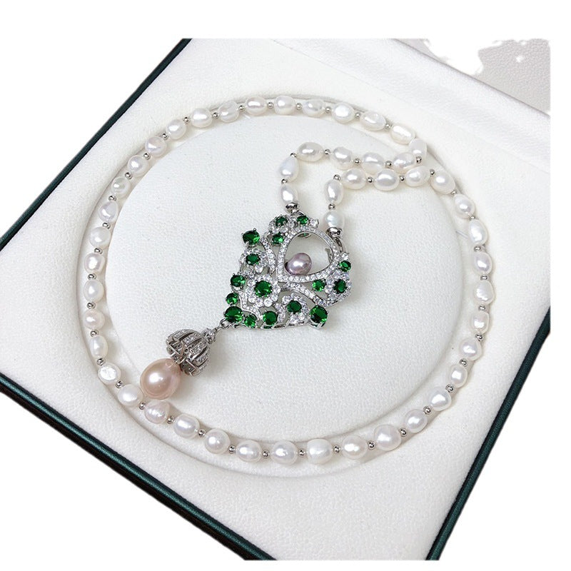 New Baroque Pearl Necklace for Women - Minimalist Versatile Fashion Jewelry, Elegant Design