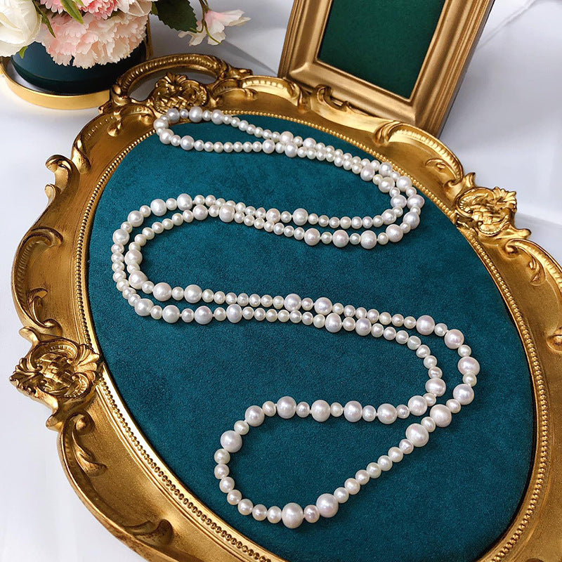 Natural Pearl Necklace - Long Pendant, Versatile & Feminine, Wholesale Prices