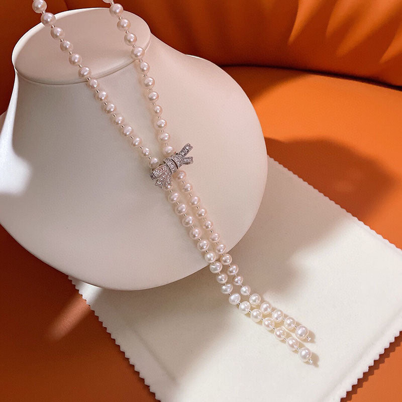 Pearl Necklace for Women - 7-8mm, Elegant & Versatile Style