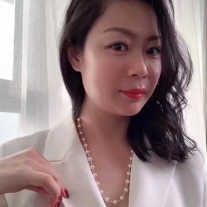 Natural freshwater pearl necklace wholesale