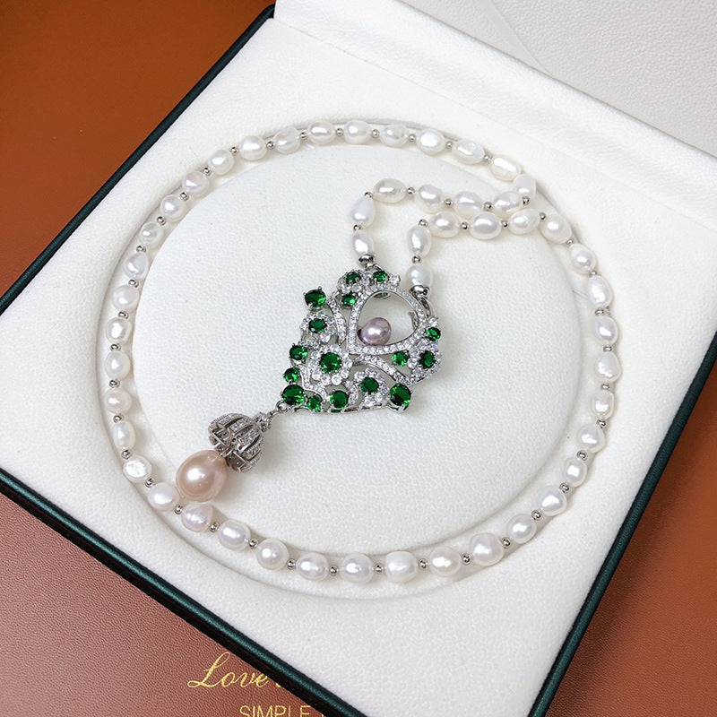 New Baroque Pearl Necklace for Women - Minimalist Versatile Fashion Jewelry, Elegant Design