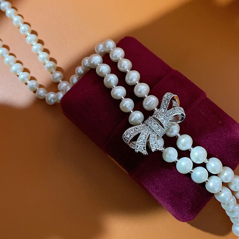 Pearl Necklace for Women - 7-8mm, Elegant & Versatile Style