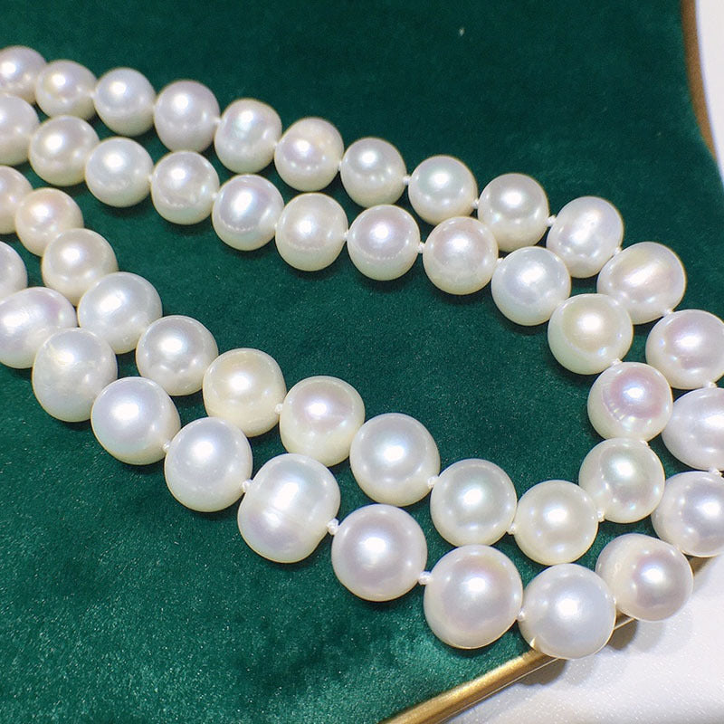 Natural Pearl Necklace for Women - Authentic, High Luster, Elegant & Versatile