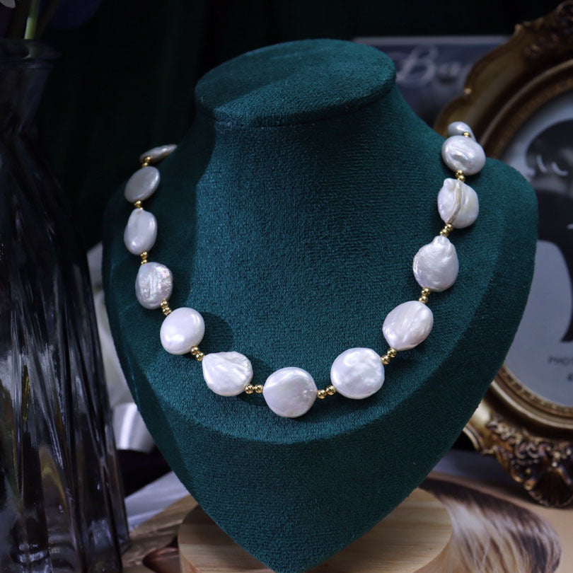 Baroque Special-shaped Freshwater Pearl Necklace Women, Fashion, Niche Design Sense Cold Trend