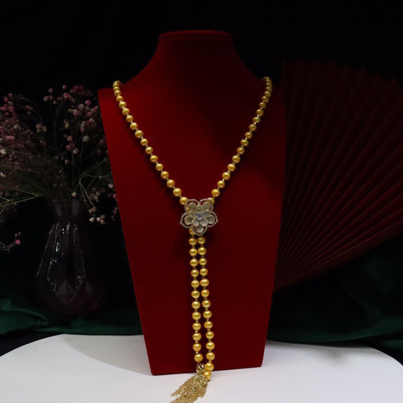 Near-Round Freshwater Pearl Necklace - 8-9mm, Minimal Flaws, Versatile Style