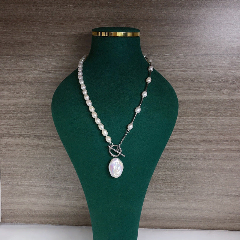 Natural freshwater pearl niche design high-end clavicle necklace
