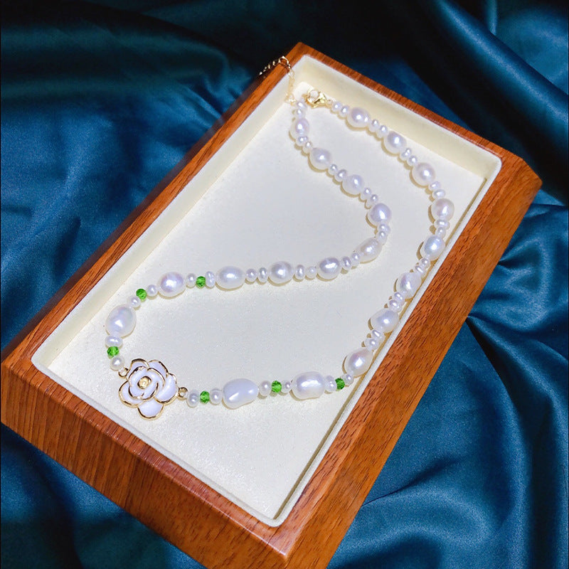 Natural Shaped Freshwater Baroque Pearl Necklace
