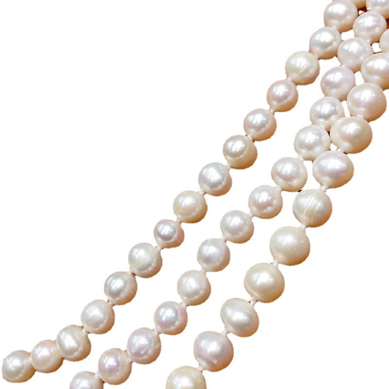 "Freshwater Pearl Necklace | Long-Length Simple Fashion for Women"