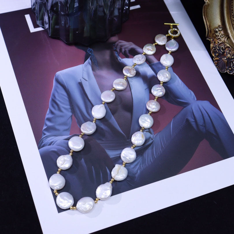 Baroque Special-shaped Freshwater Pearl Necklace Women, Fashion, Niche Design Sense Cold Trend