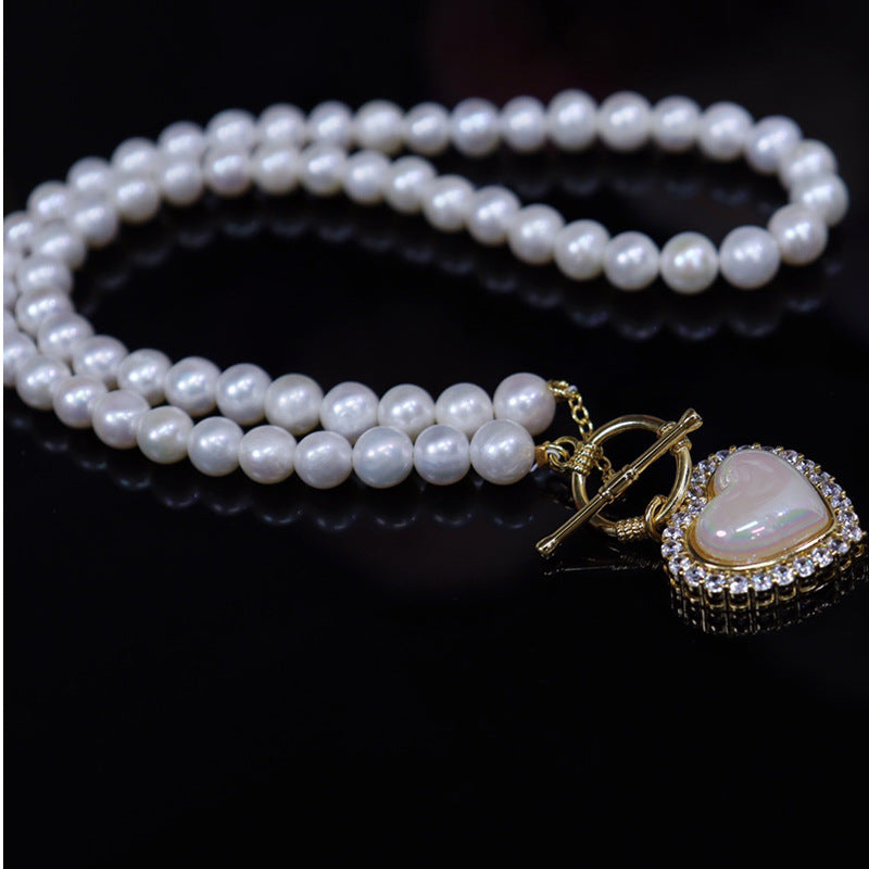 "Freshwater Pearl Necklace | Sweet Unique Design Choker for Women"