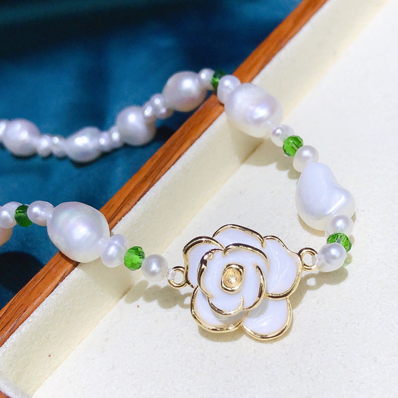 Natural Shaped Freshwater Baroque Pearl Necklace
