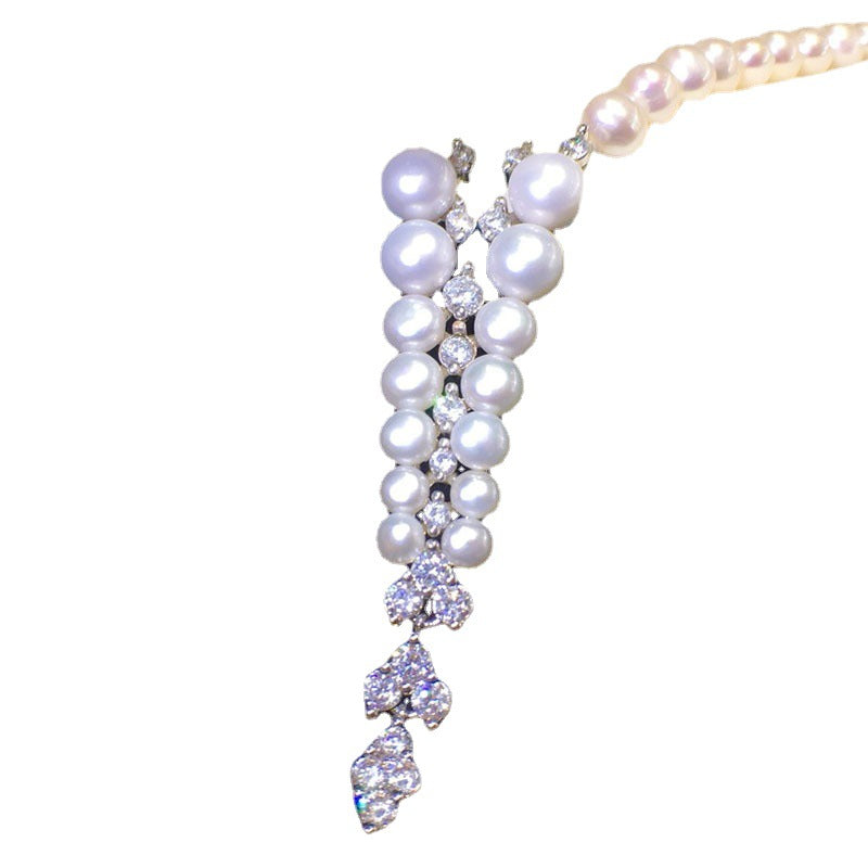 Freshwater pearl 8-9mm niche design necklace