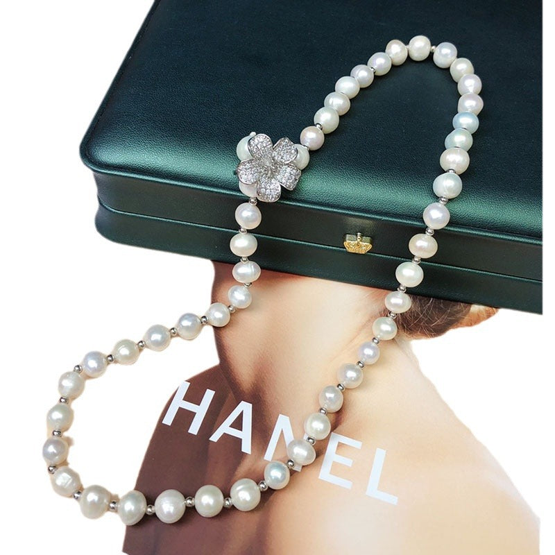 Natural freshwater pearl 8-9mm necklace