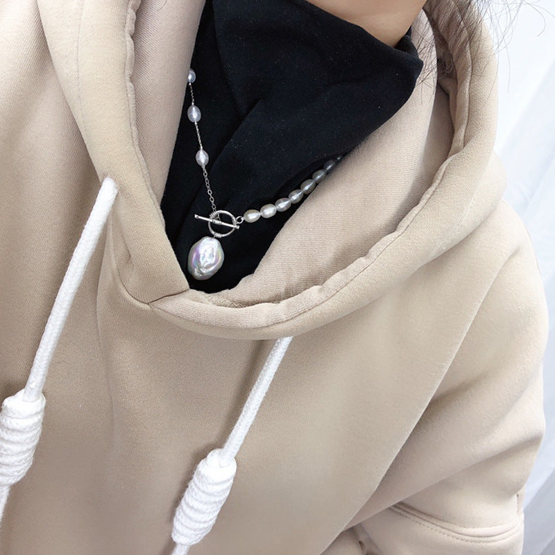 Natural freshwater pearl niche design high-end clavicle necklace