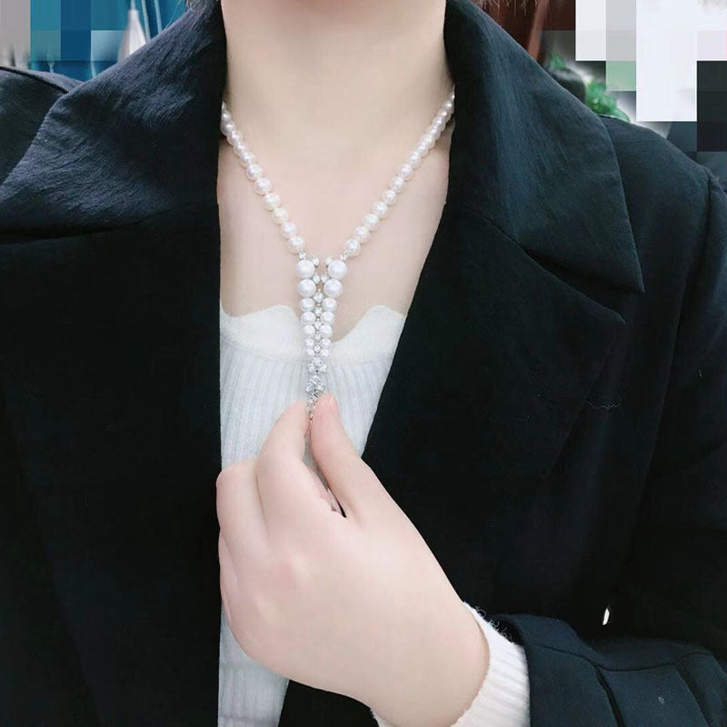 Freshwater pearl 8-9mm niche design necklace