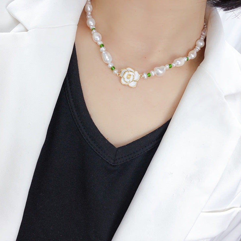 Natural Shaped Freshwater Baroque Pearl Necklace