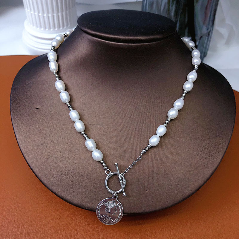 Irregular Baroque Natural Freshwater Pearl Necklace