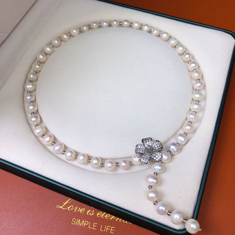 Natural freshwater pearl 8-9mm necklace