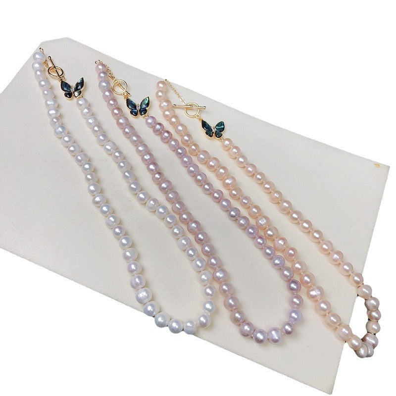 Natural freshwater pearl necklace