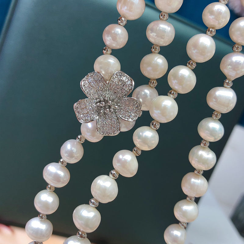 Natural freshwater pearl 8-9mm necklace