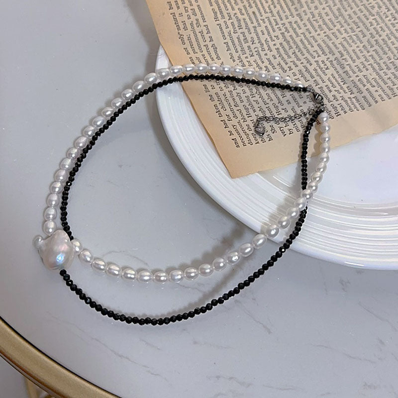 New Shaped Natural Freshwater Pearl Baroque Pendant Necklace