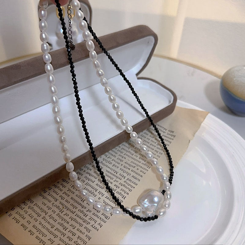 New Shaped Natural Freshwater Pearl Baroque Pendant Necklace