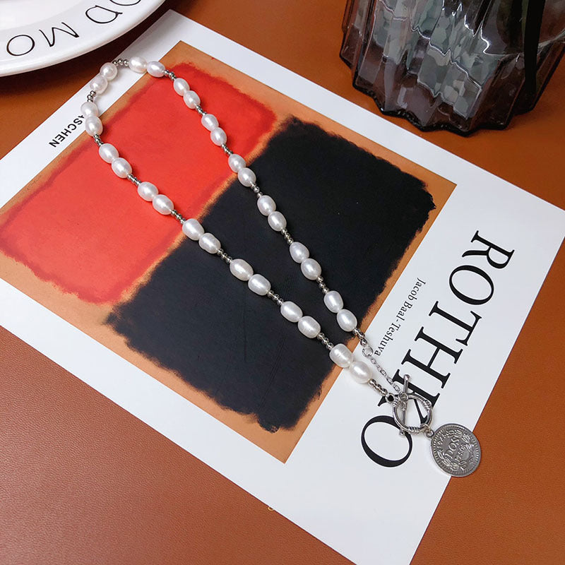 Irregular Baroque Natural Freshwater Pearl Necklace
