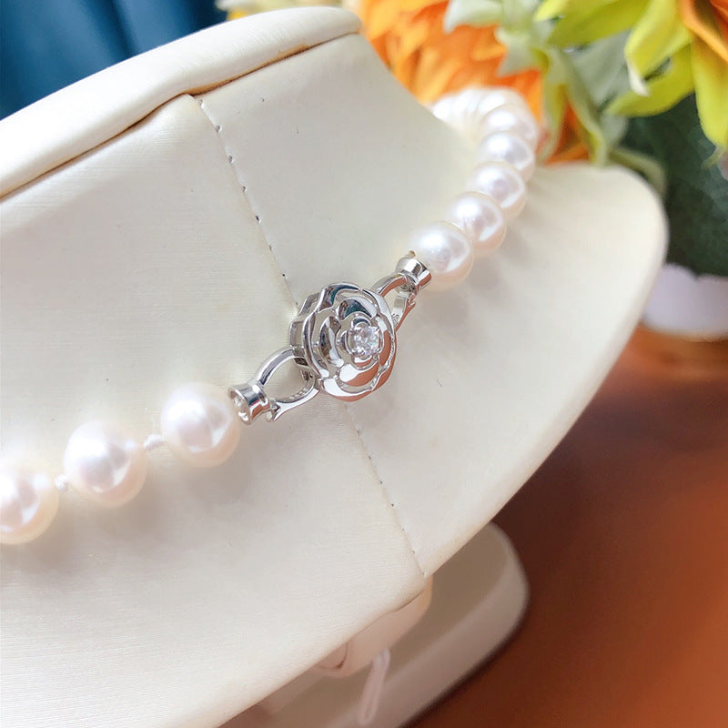 Natural freshwater pearl s925 necklace