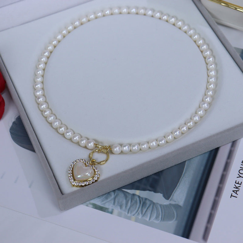 "Freshwater Pearl Necklace | Sweet Unique Design Choker for Women"