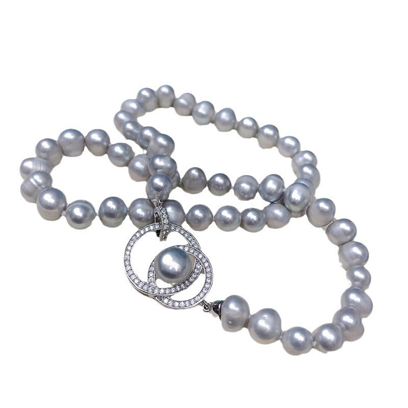 "Freshwater Pearl Necklace | High-End Simple Short Choker for Women"
