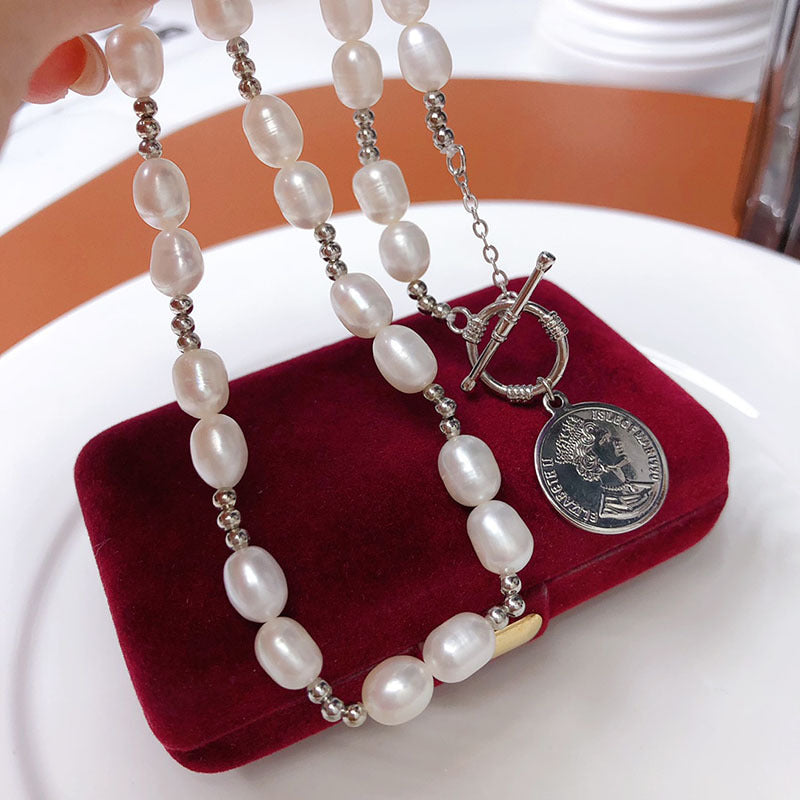 Irregular Baroque Natural Freshwater Pearl Necklace